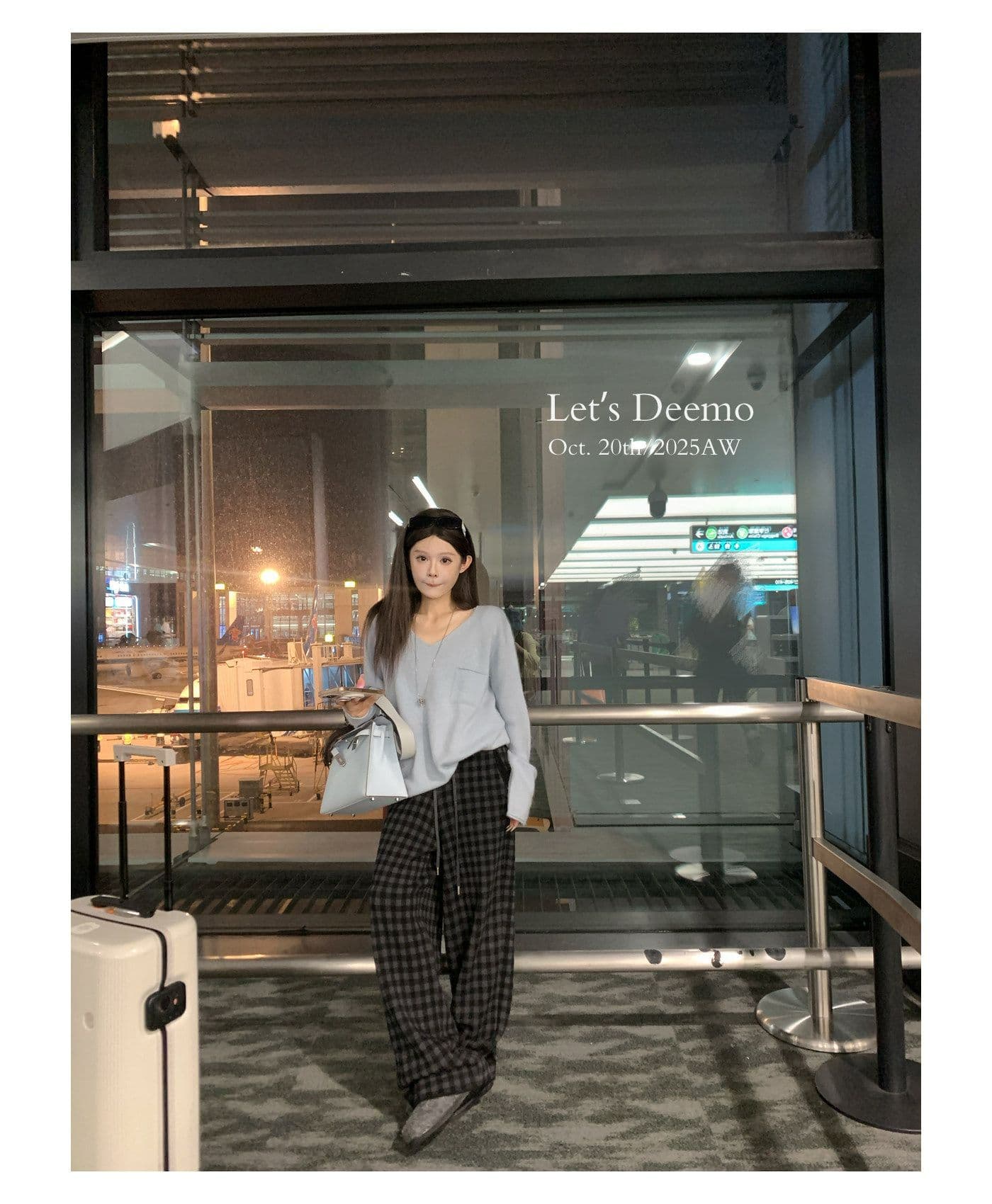 편안함 부드러운 찹쌀 2026 가을 겨울 무봉제 캠코더 ji ~까지 평범한 게으른 V넥 니트 스웨터 상세 이미지 42
