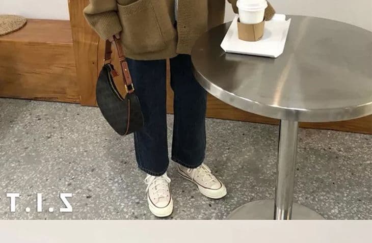 레트로 느긋한 바람 스웨터 여성 코트 2026 년 가을 새로운 외출용 루즈핏 중간 길이 가을 겨울 니트 오픈 가디건 상세 이미지 11