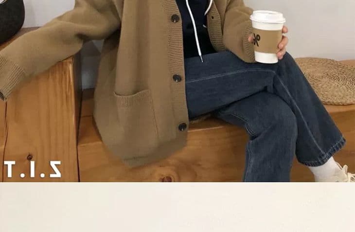 레트로 느긋한 바람 스웨터 여성 코트 2026 년 가을 새로운 외출용 루즈핏 중간 길이 가을 겨울 니트 오픈 가디건 상세 이미지 15