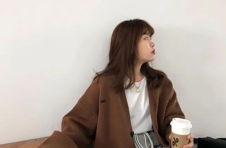 레트로 느긋한 바람 스웨터 여성 코트 2026 년 가을 새로운 외출용 루즈핏 중간 길이 가을 겨울 니트 오픈 가디건 상세 이미지 30