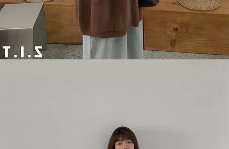 레트로 느긋한 바람 스웨터 여성 코트 2026 년 가을 새로운 외출용 루즈핏 중간 길이 가을 겨울 니트 오픈 가디건 상세 이미지 33