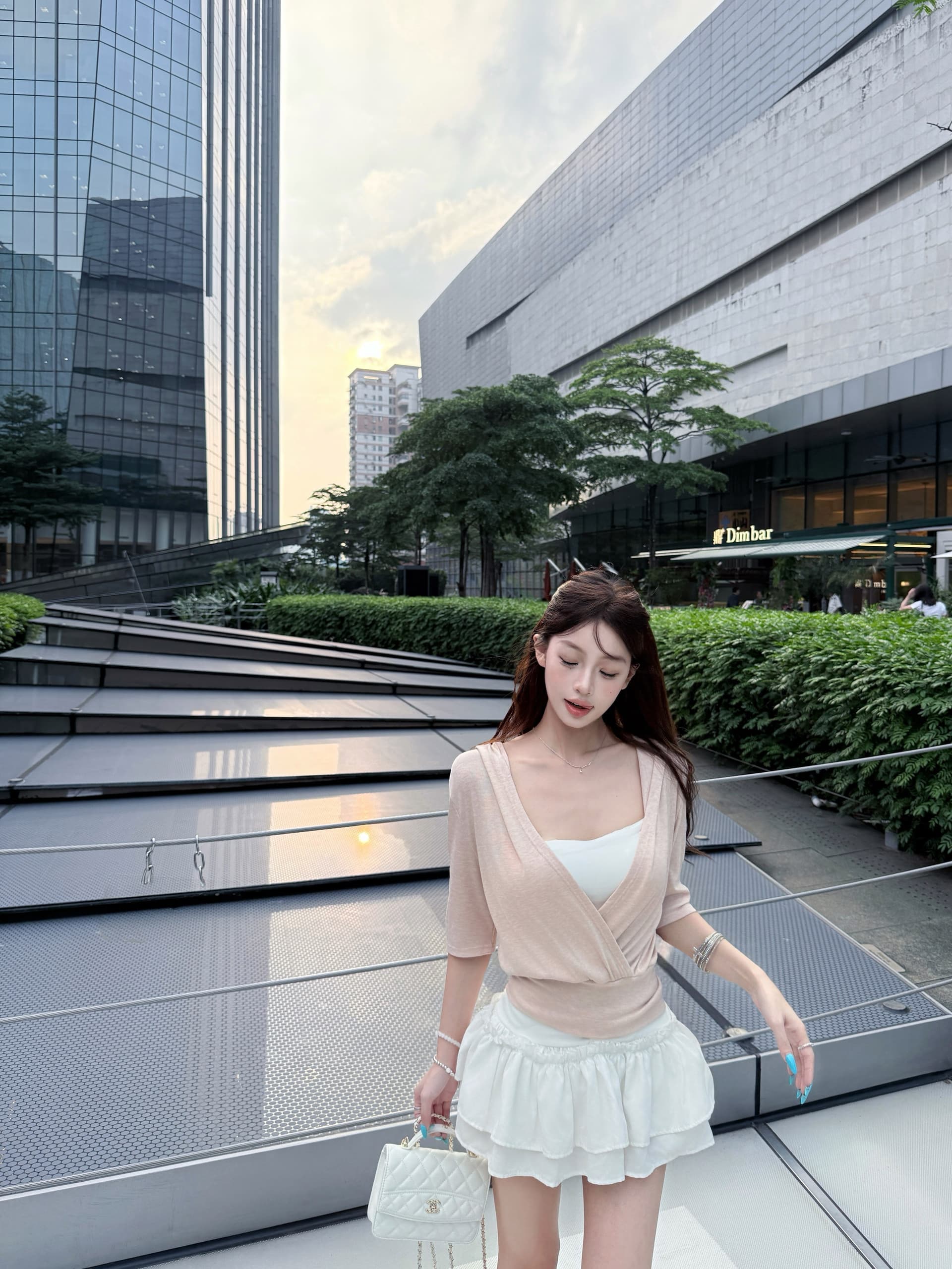 후드 중간 소매 티셔츠 여성 여름 새로운 Chic 쇼트 스타일 맨위 상세 이미지 18