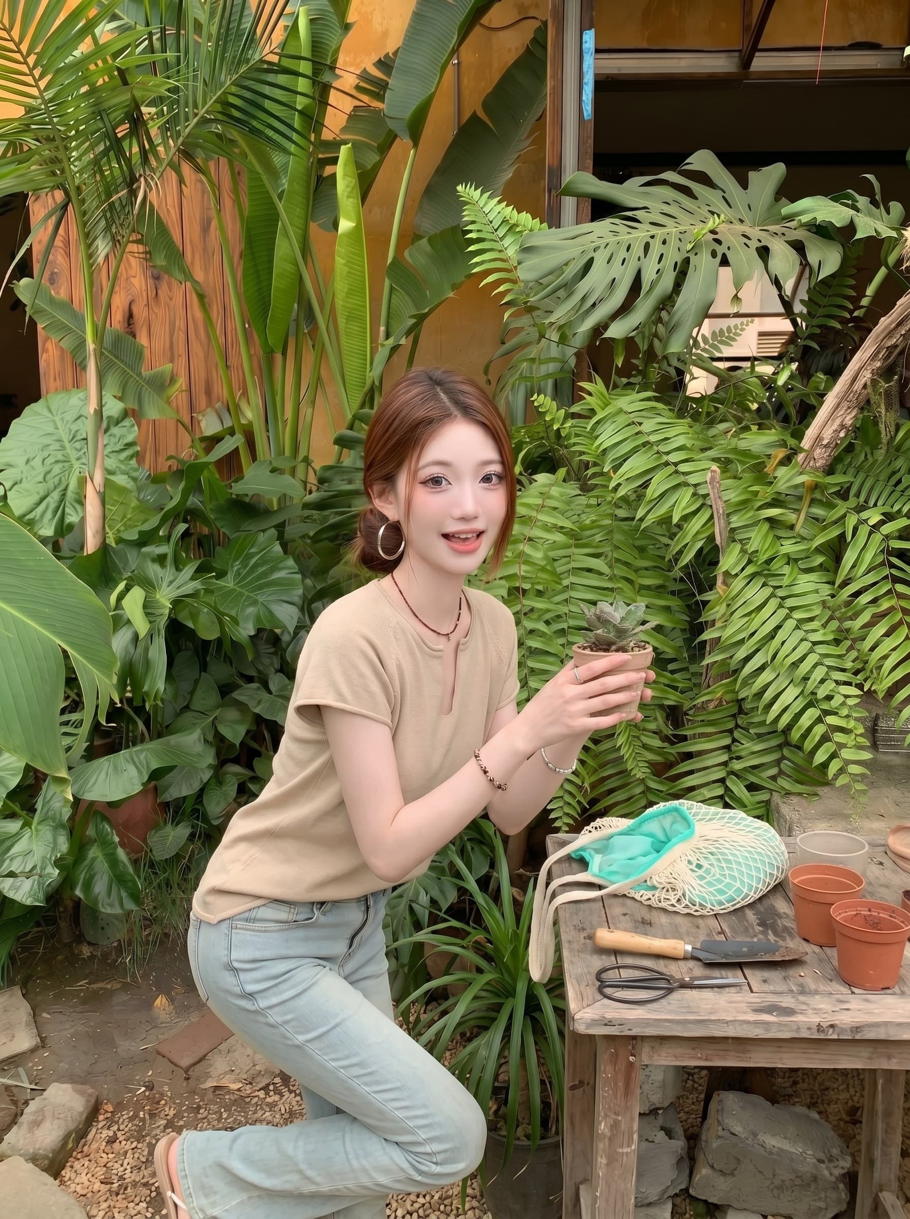 가을 캐주얼 슬림해 보이는 반팔 티셔츠 맨위 상세 이미지 10
