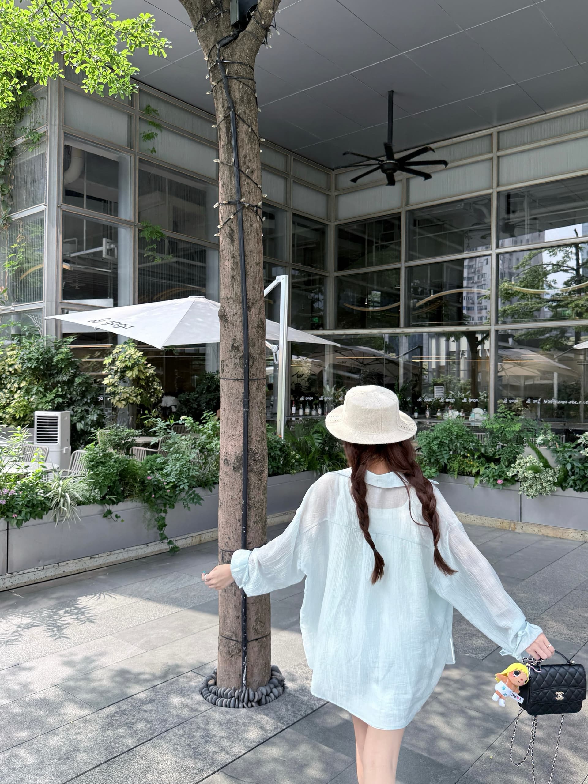실사 정가 얇은 스타일 자외선 차단 루즈핏 캐주얼 셔츠 맨위 여성 가을 새로운 품격 셔츠 카디건 코트 상세 이미지 10