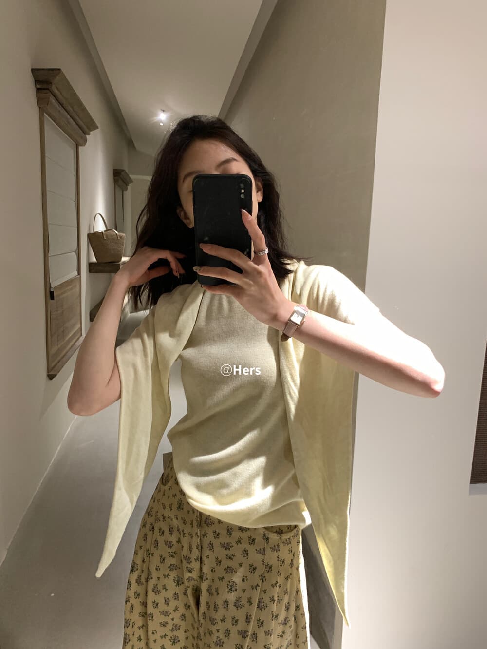가을 켜기 새로운 미니멀리즘 한 부서 품격 느긋한 调性 반팔 니트 스웨터 경기 숄 디자인 센스 투피스 세트 맨위