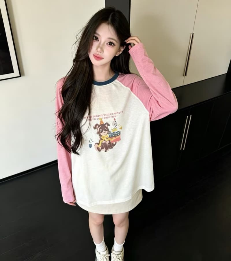 한 번 작은 짭짤한 한 부서 핑크색 자외선 차단 블라우스 맨위 2026 여름 루즈핏 해변가 휴가 얇고 가벼운 긴팔 티셔츠 여성 상세 이미지 1