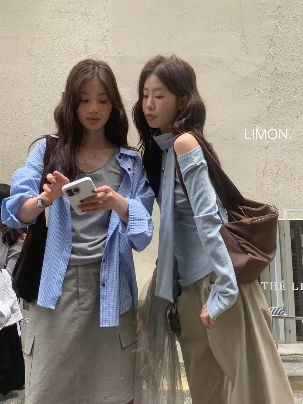 가을 켜기 새로운 프랑스식 달콤함 몸매 가꾸기 허리 수축 드레스 한 부서 루즈핏 스트라이프 자외선 차단 셔츠 세트 상세 이미지 4