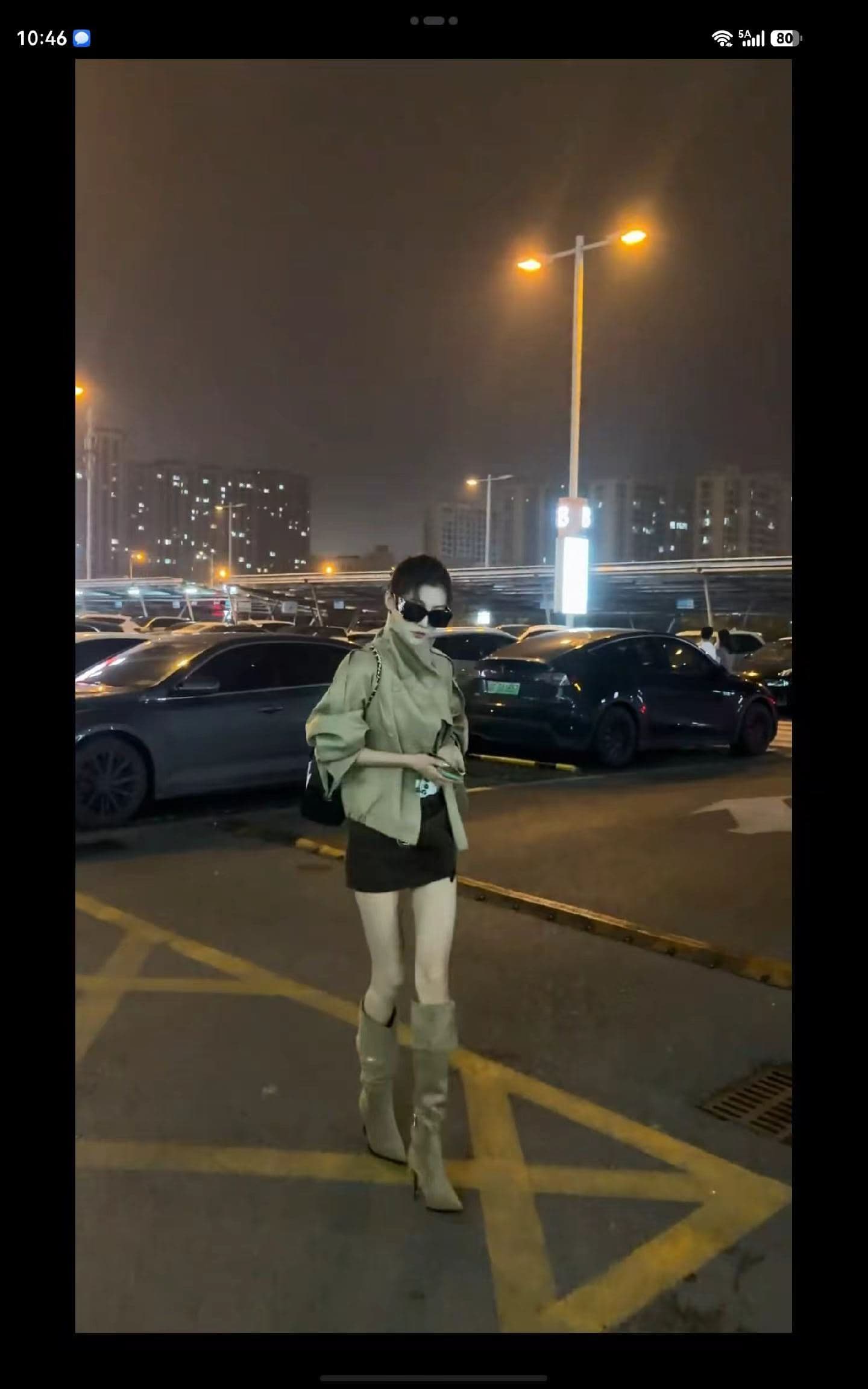 한 부서 새로운 영국식 바람 품격 스탠드 칼라 바람막이 여성 코트 가을 이중 버튼 카키 색 루즈핏 쇼트 스타일 맨위 상세 이미지 5