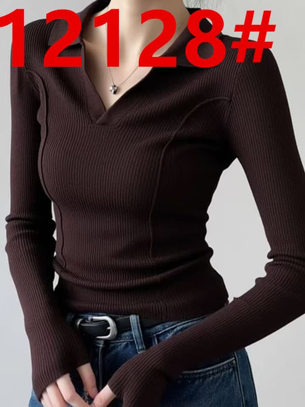 프랑스식 해군 POLO 셔츠 폴로 칼라 니트 기본 셔츠 여성 이른 가을 스웨터 인사이드 가져 가라. 고급 센스 품격 긴팔 맨위