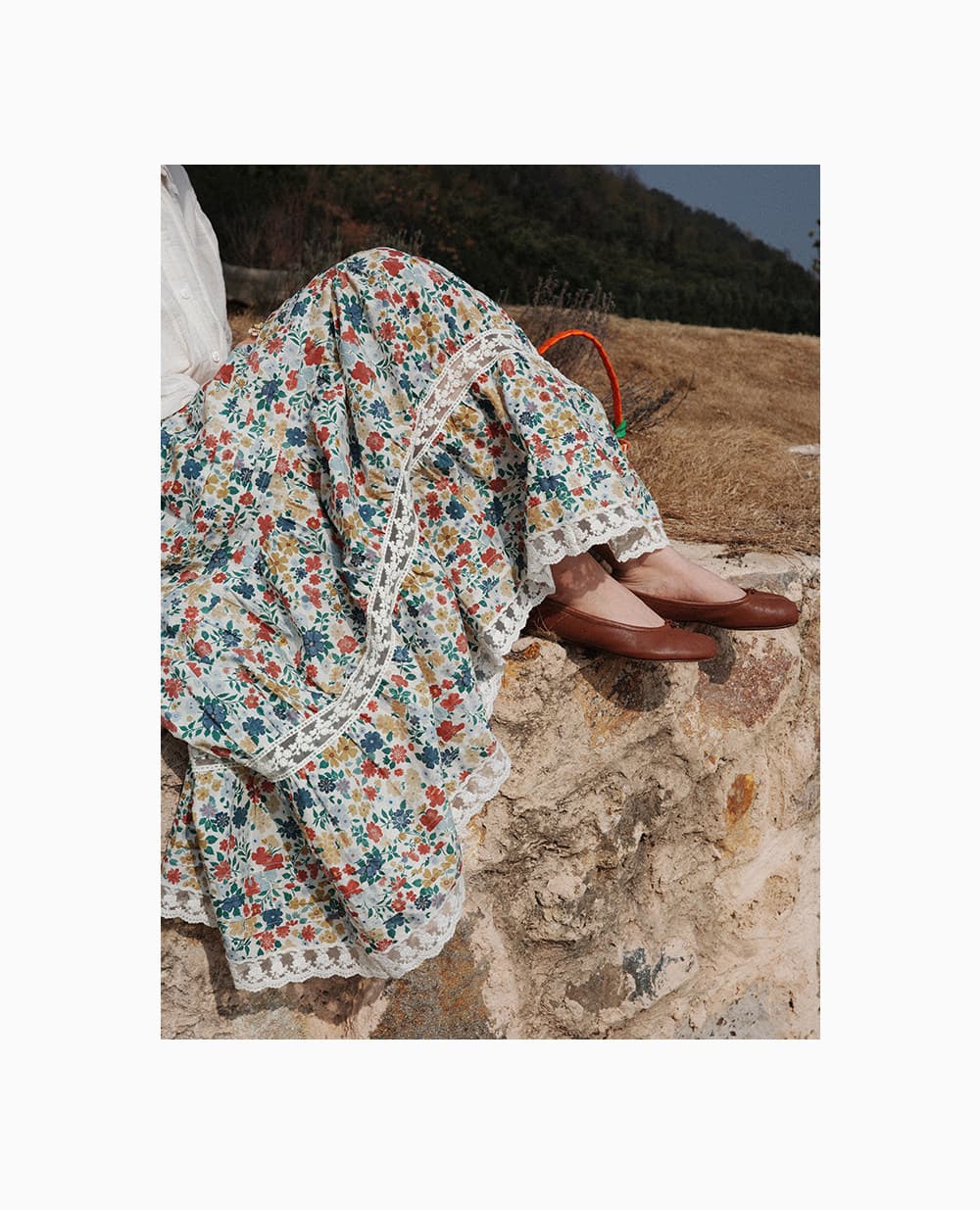 흰 그림 작업장 안녕히 가세요 수프 Cypress 리 26ss 이른 봄 신제품 레이스 레이스 케이크 드레스 한 마디 반신 스커트 상세 이미지 31