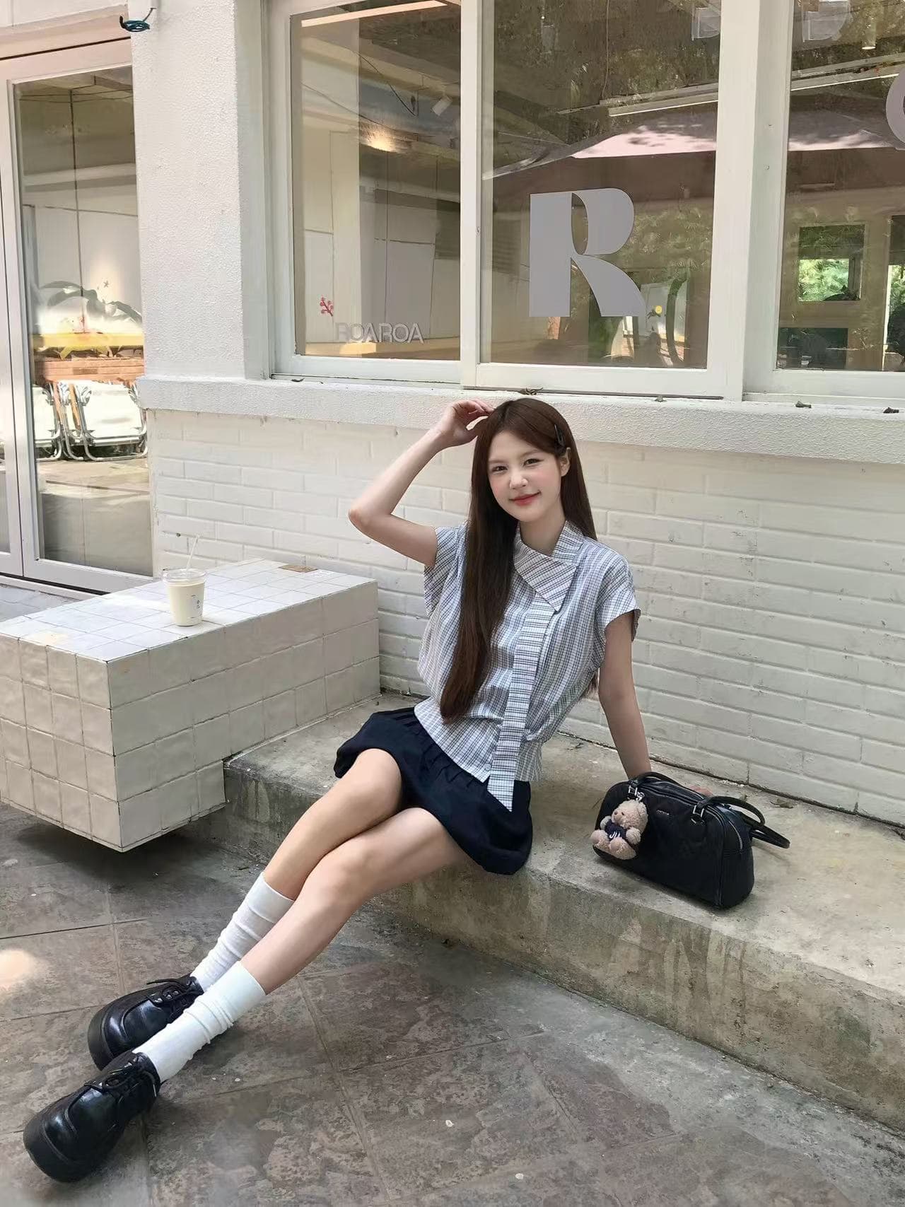 고급 센스 불규칙 민소매 여성 셔츠 2026 여름 새로운 고유 한 캐주얼 셔츠 이미지 3