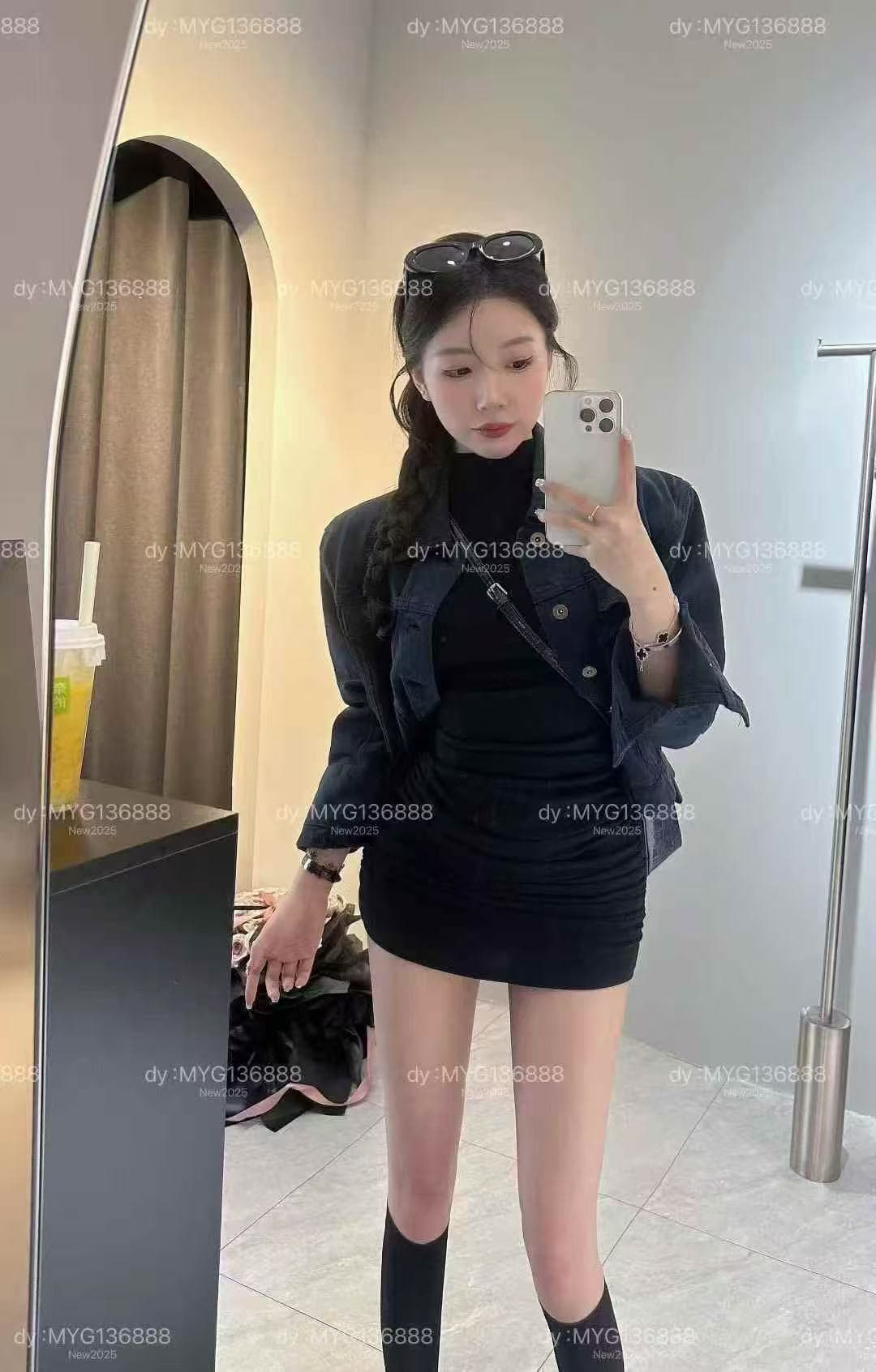 순수한 욕망 바람 반하이넥 타이트 슬림해 보이는 핫걸 타이트 스커트 만나는 미니 스커트 여성 가을 개성 쇼트 스타일 재킷 투피스 세트 이미지 2