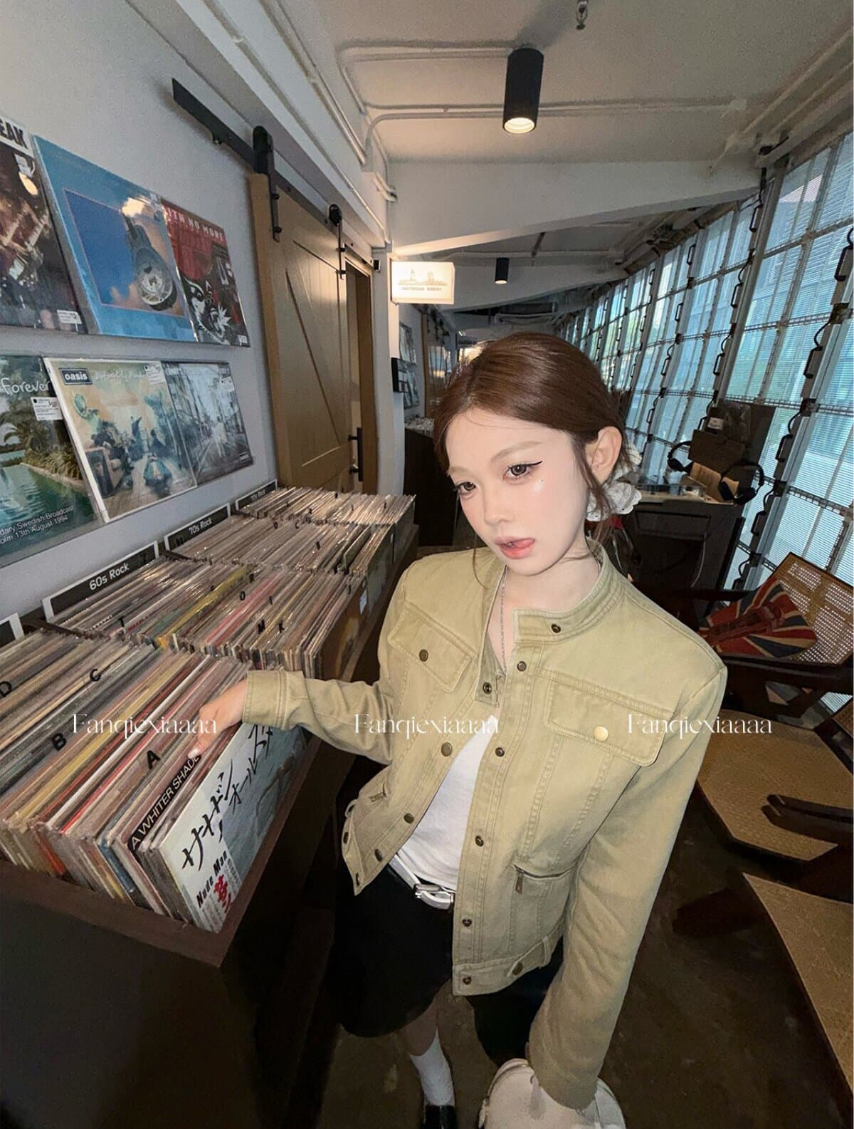 반항적 인 아메리칸 무거운 작업 워싱 마 오래된 편안함 면 100% 파란색 데님 재킷 재킷 경량 이미지 3