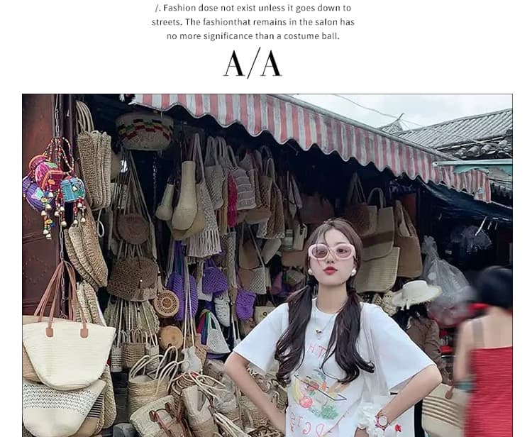 신제품 지금 여름 새로운 소녀 화이트 긍정적 인 어깨 반팔 티셔츠 캐주얼 핑크색 와이드 레그 팬츠 어린이 두 조각 상세 이미지 10