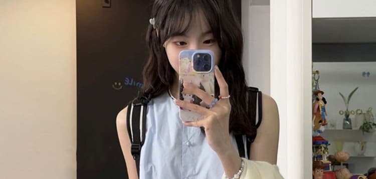 신제품 지금 여름 새로운 프랑스식 품격 느긋한 패션 루즈핏 패치워크 민소매 조끼 원피스 상세 이미지 25