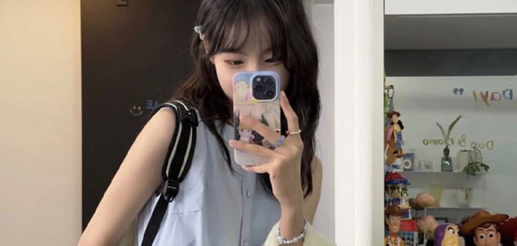 신제품 지금 여름 새로운 프랑스식 품격 느긋한 패션 루즈핏 패치워크 민소매 조끼 원피스 상세 이미지 28