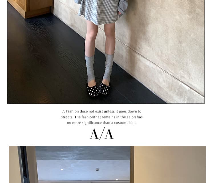 신제품 지금 여름 새로운 얇은 스타일 느긋한 거친 가장자리 오픈 가디건 외부 가져 가라. 블라우스 체크무늬 슬립 드레스 투피스 세트 상세 이미지 11