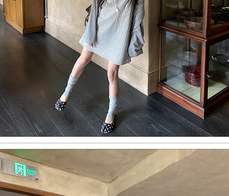 신제품 지금 여름 새로운 얇은 스타일 느긋한 거친 가장자리 오픈 가디건 외부 가져 가라. 블라우스 체크무늬 슬립 드레스 투피스 세트 상세 이미지 16