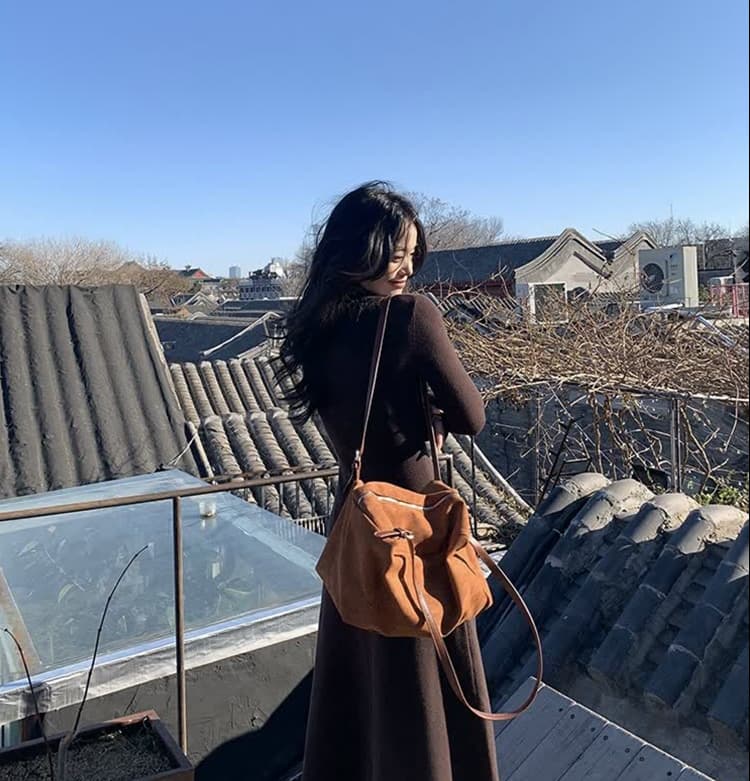 신제품 지금 가을 겨울철 V넥 니트 몸매 가꾸기 품격 인사이드 가져 가라. 예쁜 스웨터 타이트 스커트 인어 꼬리 드레스 상세 이미지 12