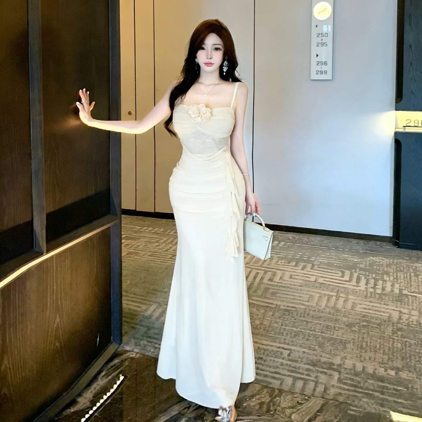 순수한 욕망 바람 핫걸 섹시함 몸매 가꾸기 타이트 스커트 슬립 드레스 디자인 센스 작은 대중 보라색 드레스 2026 여름 새로운 상세 이미지 8