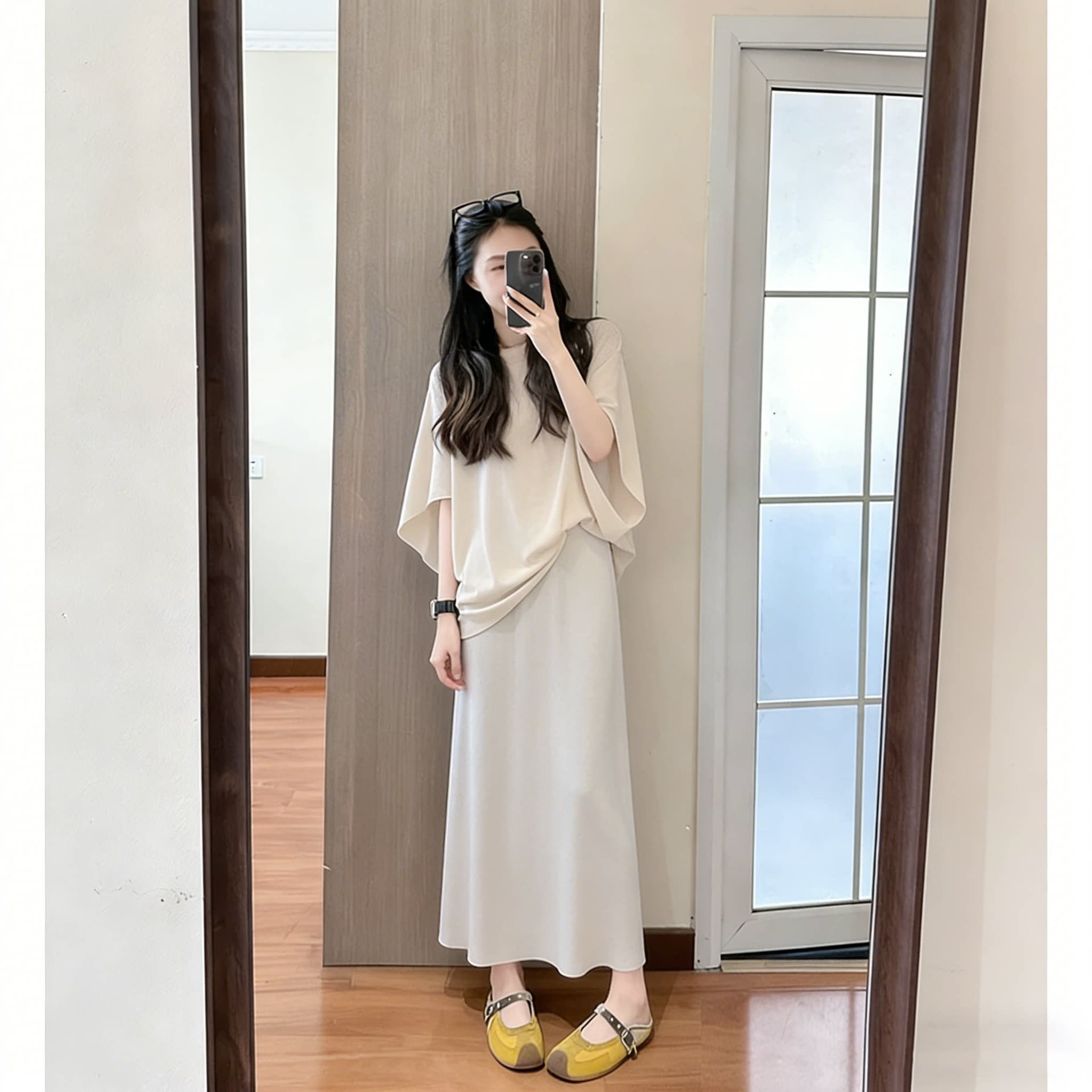 2026 새로운 슈퍼 화재 전체 집합 ootd 착용 가져 가라. 캐주얼 이른 봄 아름다운 작은 키 반신 스커트 투피스 슈트 여성 이미지 3