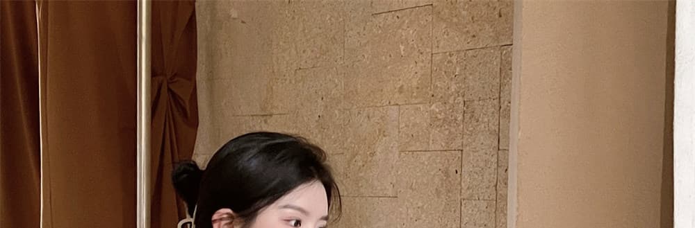 2026 여름 거품 소매 프랑스식 우아함 Chic u 칼라 드레스 하이웨이스트 슬림해 보이는 높은 추위 부서 무릎 아래 길다 치마 상세 이미지 21