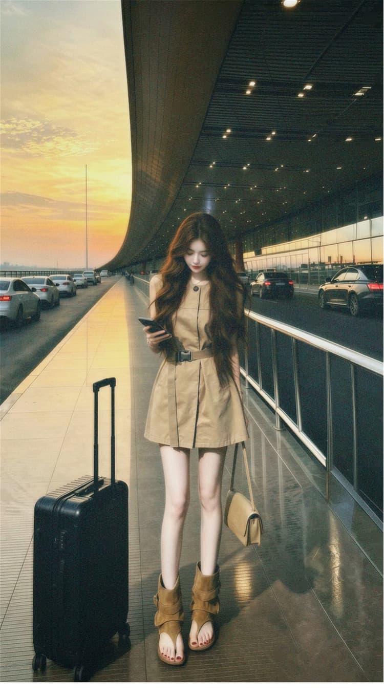 프랑스식 레트로 카키 색 조끼 여성 드레스 여름 2026 새로운 자이언트 잘 생긴 허리 수축 한 마디 워크웨어 미니 스커트 상세 이미지 13