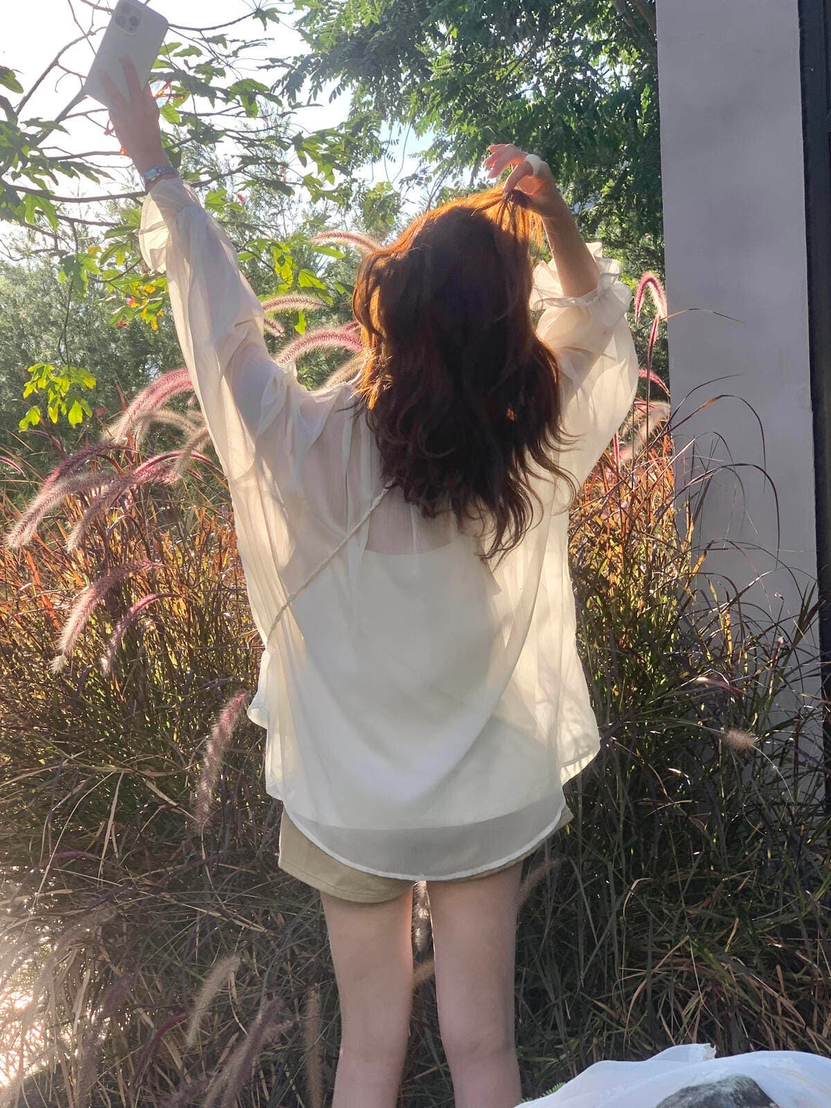정가 감소되지 않음 열세 개 여성 의류 프랑스식 V넥 레이스 레이스 인형 셔츠 캐미솔 투피스 슈트 상세 이미지 15