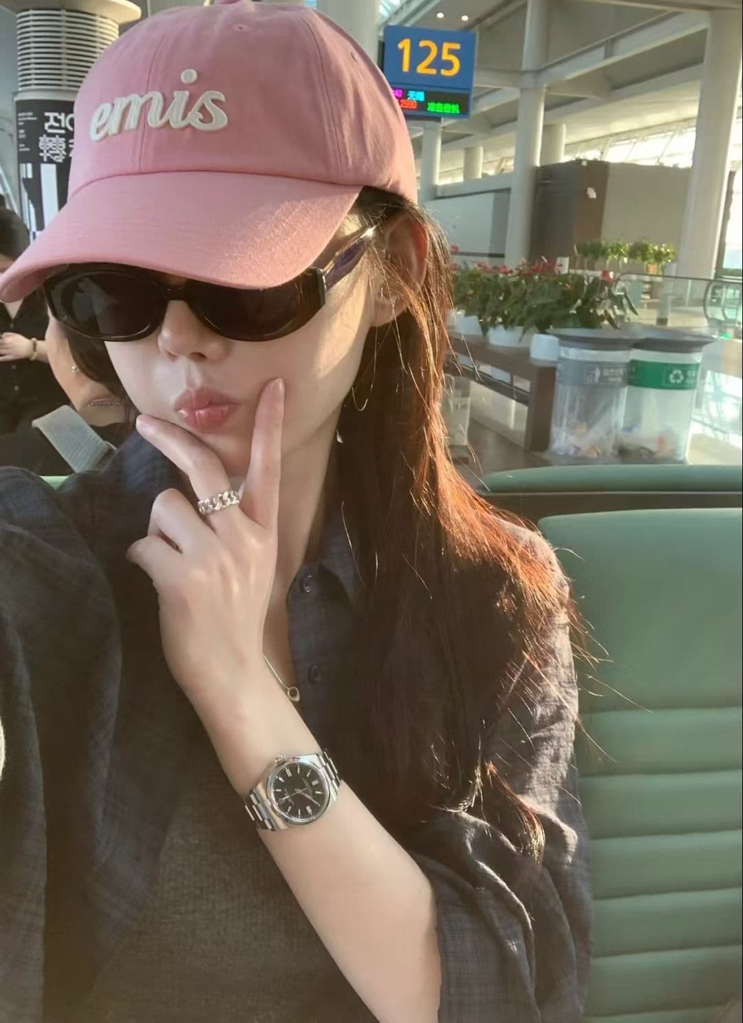 일본식 품격 레트로 진한 파란색 순면 체크무늬 여성 셔츠 이른 가을 2026 새로운 서리가 내린 부서 고급 센스 맨위 상세 이미지 12