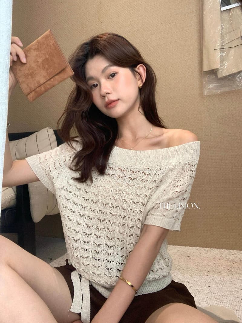 얼음 차가운 실크 워시 물 한 부서 홀로우 아웃 디자인 센스 허리 수축 품격 오래된 돈 바람 니트 스웨터 다용도 몸매 가꾸기 맨위 상세 이미지 9