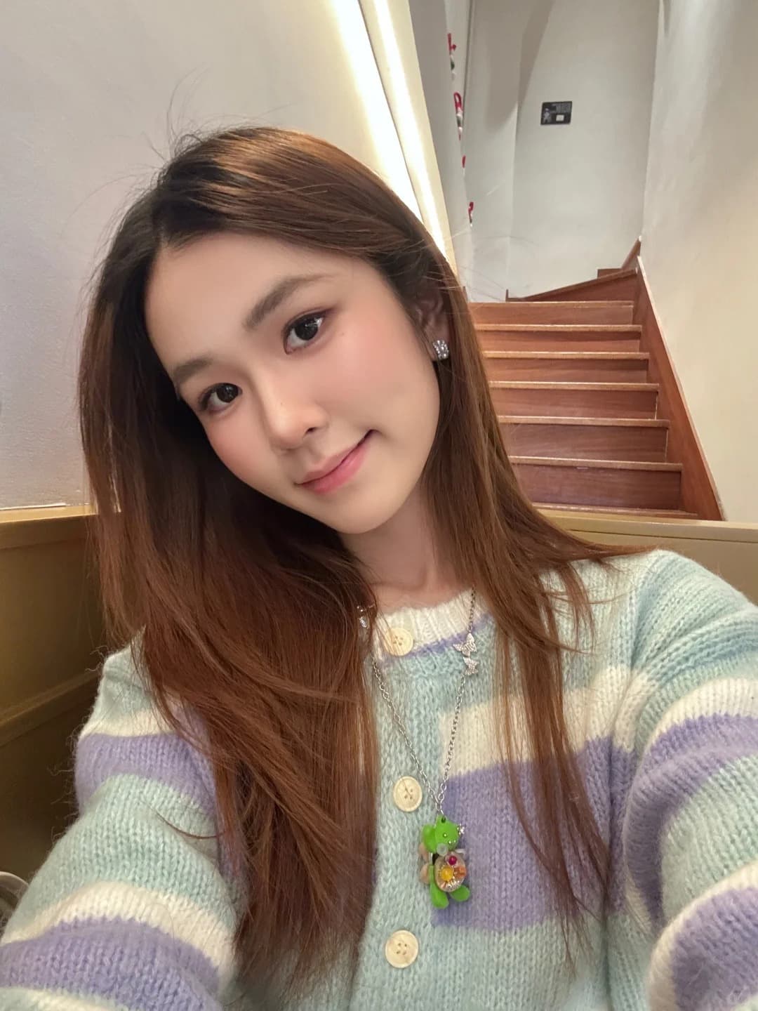 한 번 작은 짭짤한 한 부서 색상 스트라이프 쇼트 스타일 니트 오픈 가디건 여성 가을 겨울 루즈핏 스웨터 코트 맨위 겨울 상세 이미지 20
