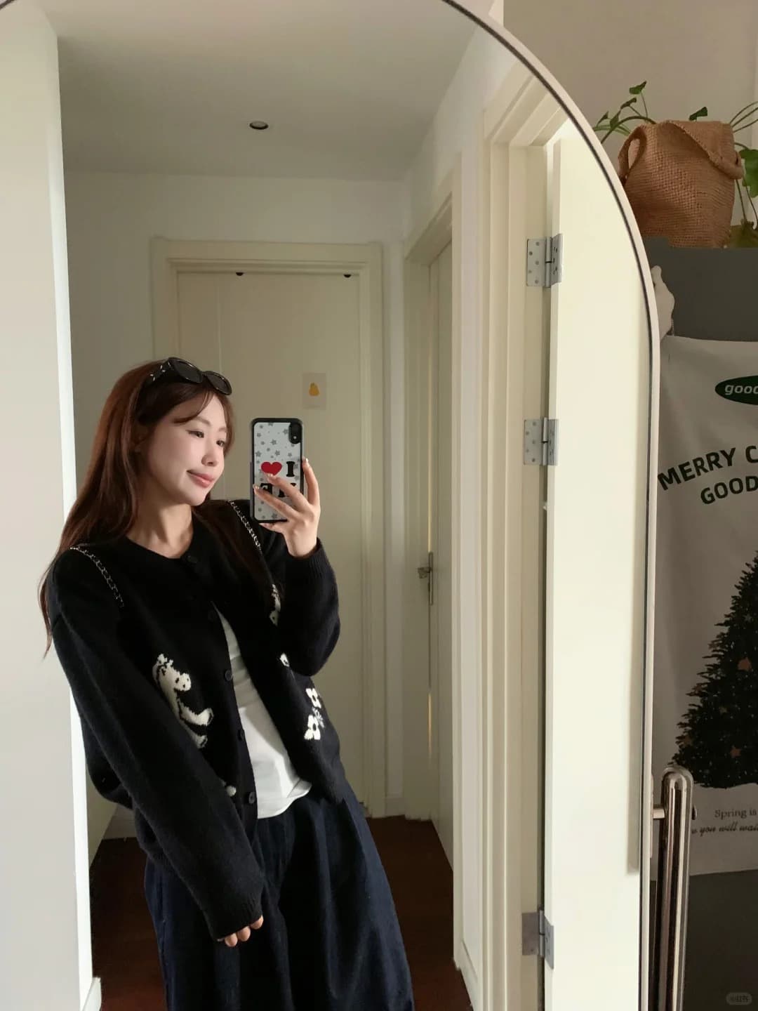 2026 봄 가을 외부 가져 가라. 작은 날다 말 무거운 작업 자카드 니트 오픈 가디건 긴팔 스웨터 여성 코트 상세 이미지 14
