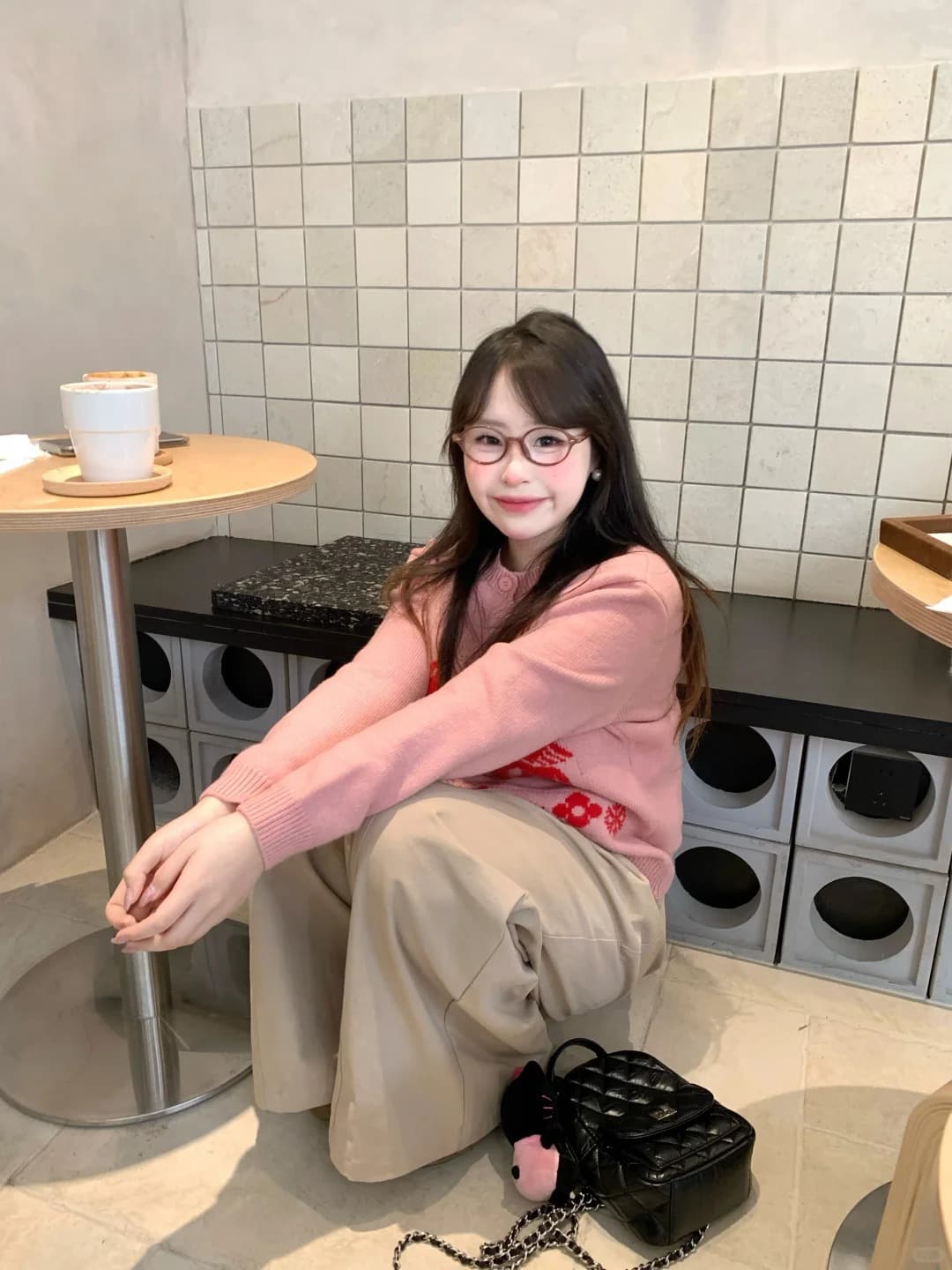 2026 봄 가을 외부 가져 가라. 작은 날다 말 무거운 작업 자카드 니트 오픈 가디건 긴팔 스웨터 여성 코트 상세 이미지 30