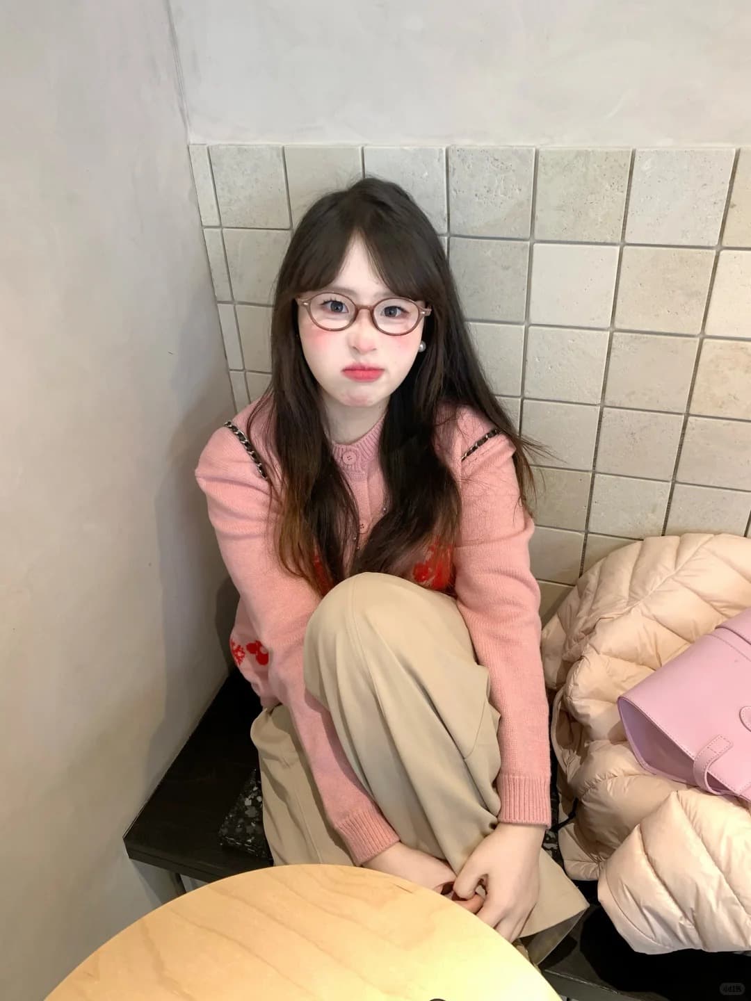 2026 봄 가을 외부 가져 가라. 작은 날다 말 무거운 작업 자카드 니트 오픈 가디건 긴팔 스웨터 여성 코트 상세 이미지 31