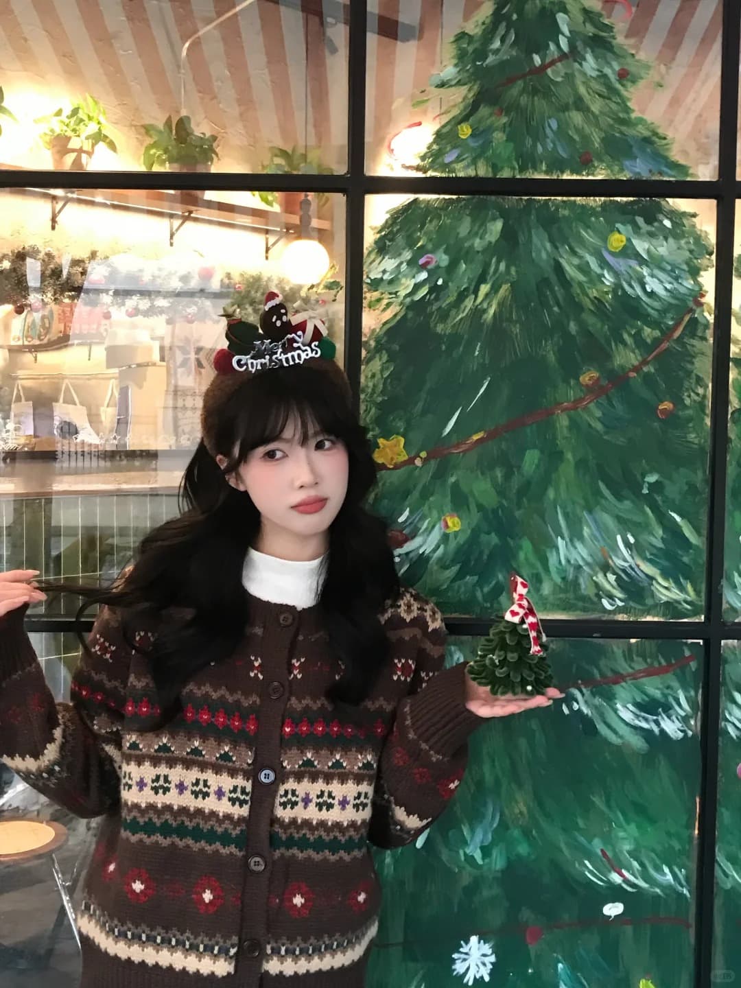 2026 새로운 고대 양모 공정한 섬 자카드 니트 오픈 가디건 여성 가을 겨울 분위기 센스 느긋한 바람 맨위 상세 이미지 18