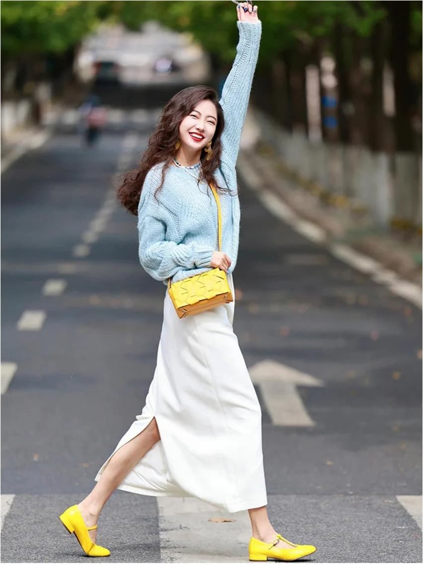 가을 2026 새로운 폭발 작은 키 느긋한 바람 풀오버 핑크색 니트 여성 고급 센스 맨위 가을 겨울 상세 이미지 9