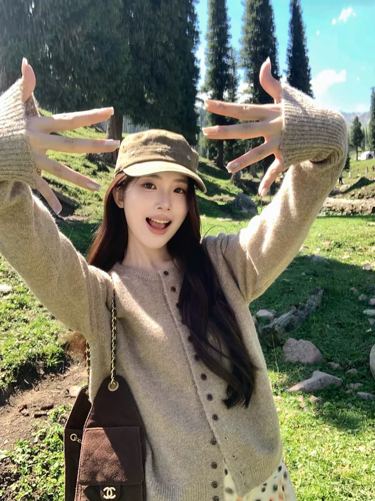 한 부서 느긋한 고급 센스 품격 외부 가져 가라. 니트 오픈 가디건 여성 가을철 착용 가져 가라. 와이드 부드러운 찹쌀 출퇴근 세련된 스웨터 상세 이미지 2