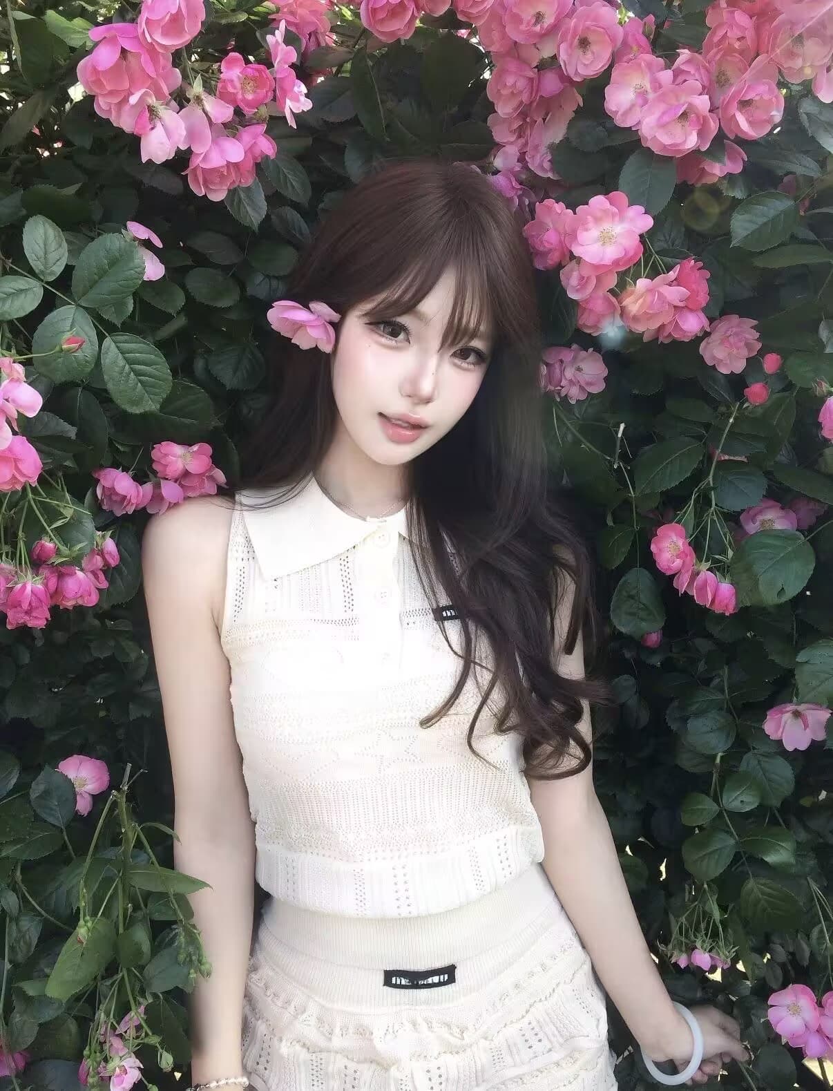 폭발 반드시 입력 질감 미아오 부서 알파벳 연령 감소 센스 니트 세트 이미지 2