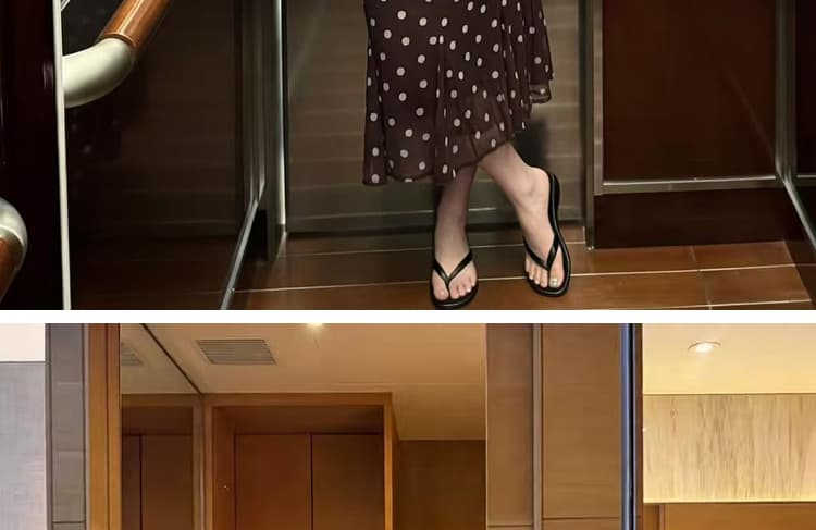 지금 임산부 새로운 여름 도트 무늬 인어 꼬리 스커트 길이 두 버전 상세 이미지 32