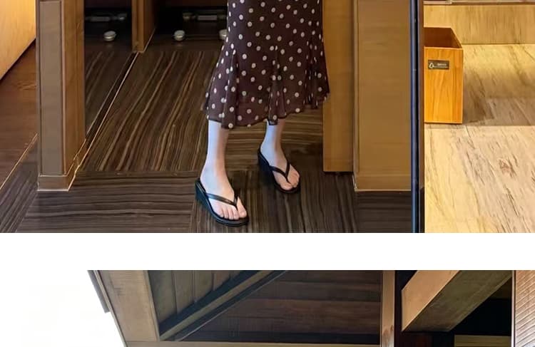 지금 임산부 새로운 여름 도트 무늬 인어 꼬리 스커트 길이 두 버전 상세 이미지 34