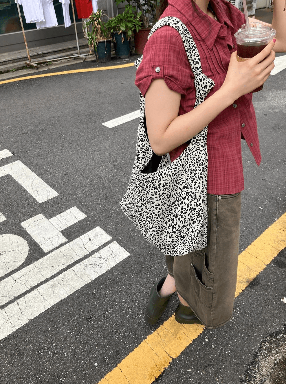 3 색 한국 여름 레트로 주름 체크무늬 반팔 셔츠 셔츠 일본식 맨위 고대 바람 학원 스타일 상세 이미지 20
