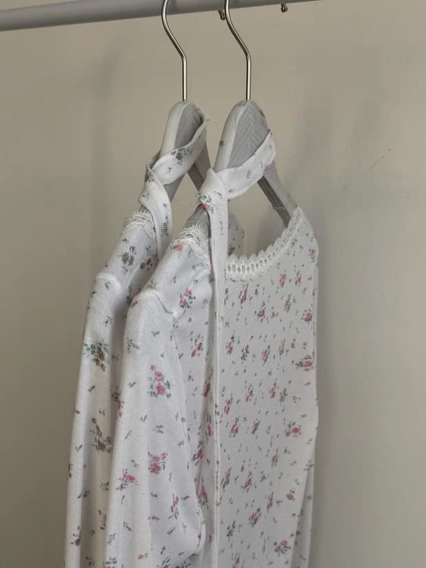 이른 가을 새로운 한국 소녀 바람 꽃무늬 꽃 프린트 레이스 레이스 행침 목 레이스업 만나는 긴팔 티셔츠 상세 이미지 27