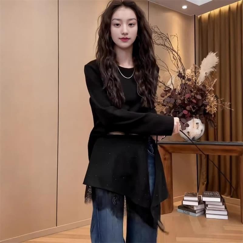 비틀림 실크 핫픽스 트임 랩스커트팬츠 미니 스커트 여성 2026 새로운 지방 mm 스트랩 랩스커트팬츠 착용 가져 가라. 핫픽스 이미지 5