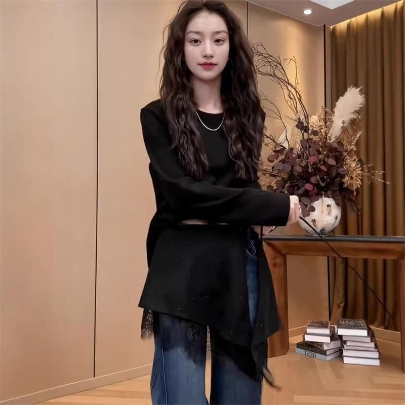 비틀림 실크 핫픽스 트임 랩스커트팬츠 미니 스커트 여성 2026 새로운 지방 mm 스트랩 랩스커트팬츠 착용 가져 가라. 핫픽스 상세 이미지 7