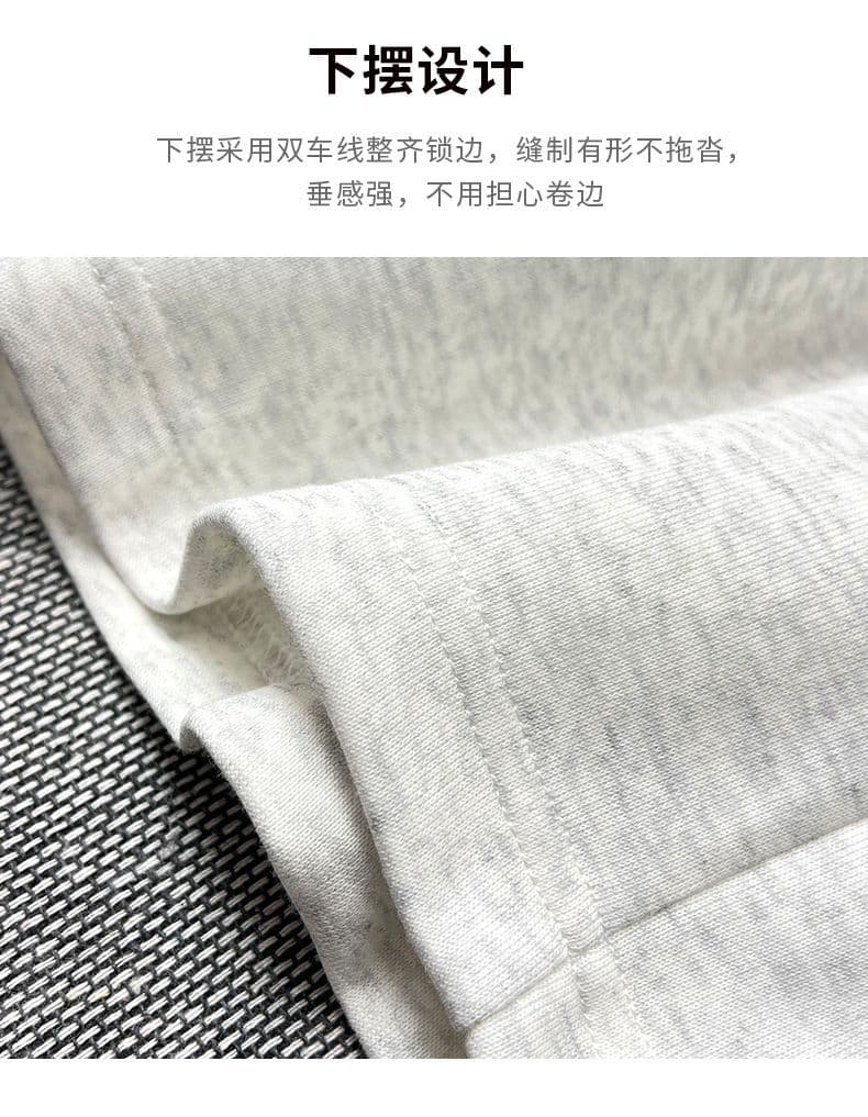 아메리칸 캐주얼 운동 5 점 반바지 여성 여름 ins 조수 브랜드 높음 거리 무거운 루즈핏 단색 다용도 바지 상세 이미지 8