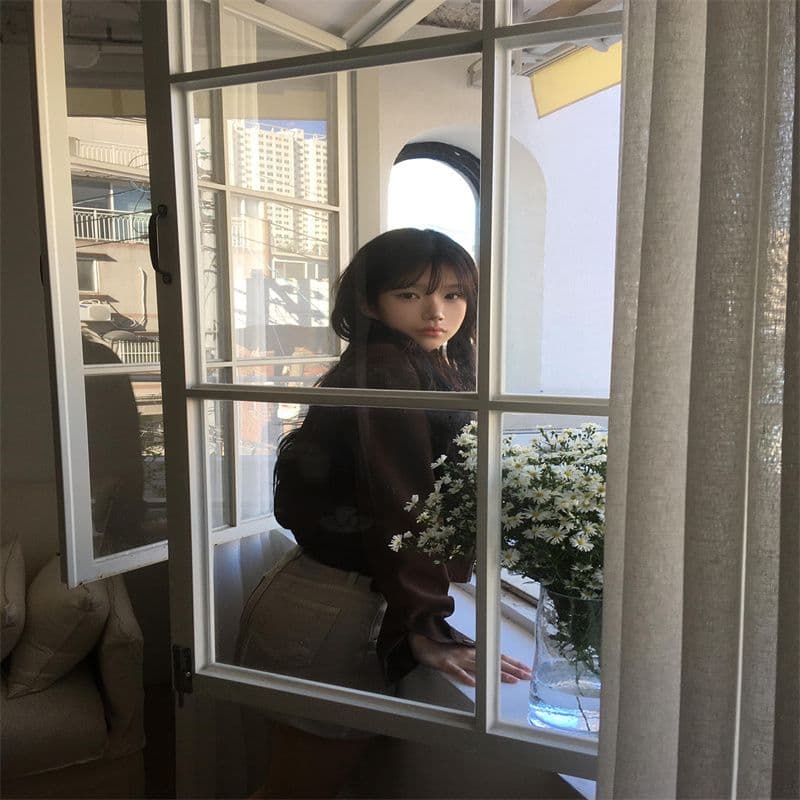한국 chic 봄 새로운 프랑스식 레트로 스타일 폴로 칼라 주머니 루즈핏 다용도 쇼트 스타일 긴팔 재킷 여성 코트 상세 이미지 8
