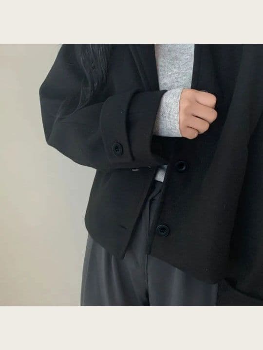 작은 키 모직 여성 코트 chic 프랑스식 부드러운 디스플레이 화이트 폴로 칼라 싱글 줄 버튼 루즈핏 디자인 센스 Chic 맨위 상세 이미지 14