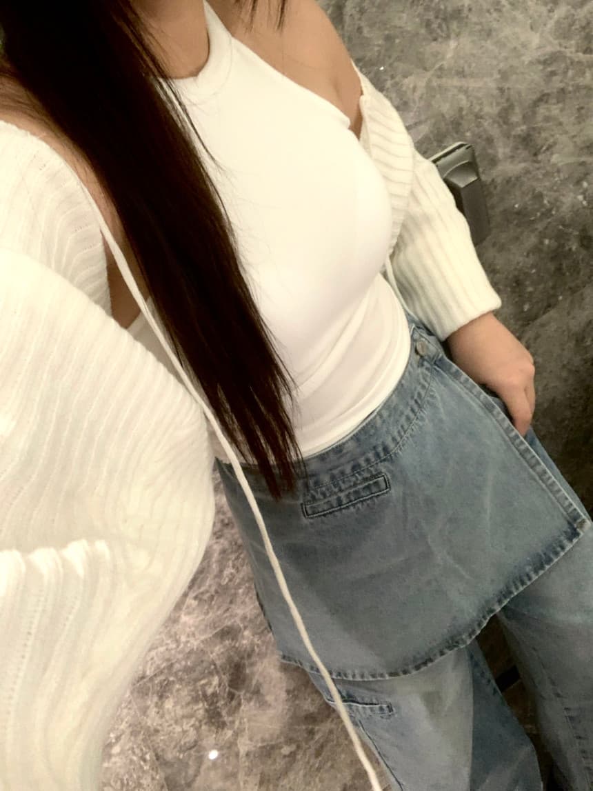 지금 외국 가스 랩스커트팬츠 수 있습니다. 철거 투피스 세트 레트로 주머니 디자인 한 바람 다용도 청바지 상세 이미지 13