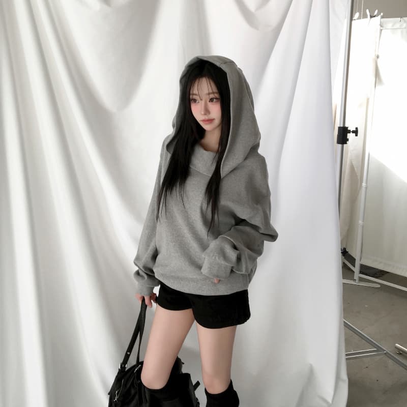 지금 징 가방 표지 로우 웨이스트 딱딱한 캐주얼 데님 반바지 상세 이미지 19