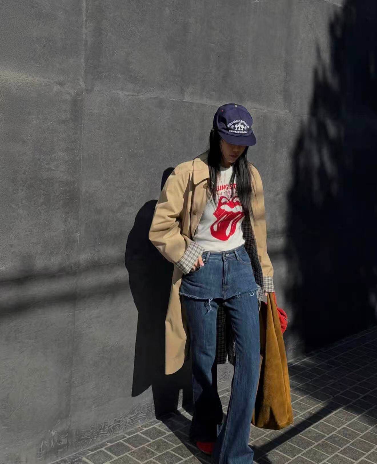봄 몸매 가꾸기 다용도 랩스커트팬츠 청바지 이미지 4